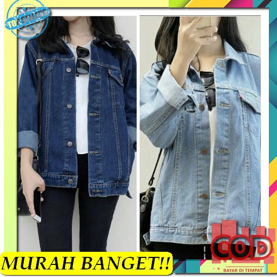 Jacket Set Terbaru Setelan Inner Dress Span Dan Jacket Jeans Wanita Ld Jaket Jeans Oversize Bio Bli