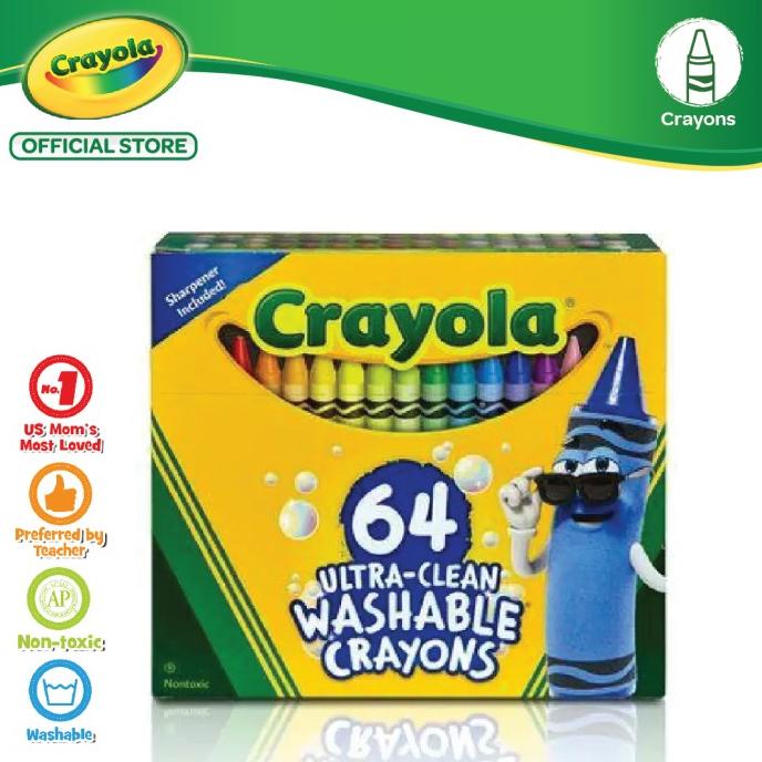 

gunturputra39 Crayola Ultra Clean Washable Crayon - 64 Color TERLARIS TERPERCAYA ORIGINAL