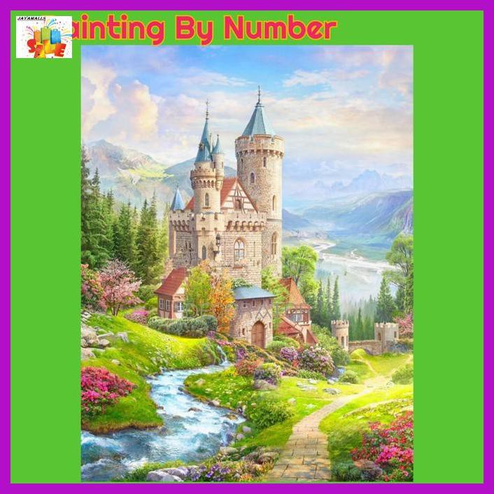 

NASIKUL- DIY PAINTING BY NUMBER - CASTLE 2 -ASLII.
