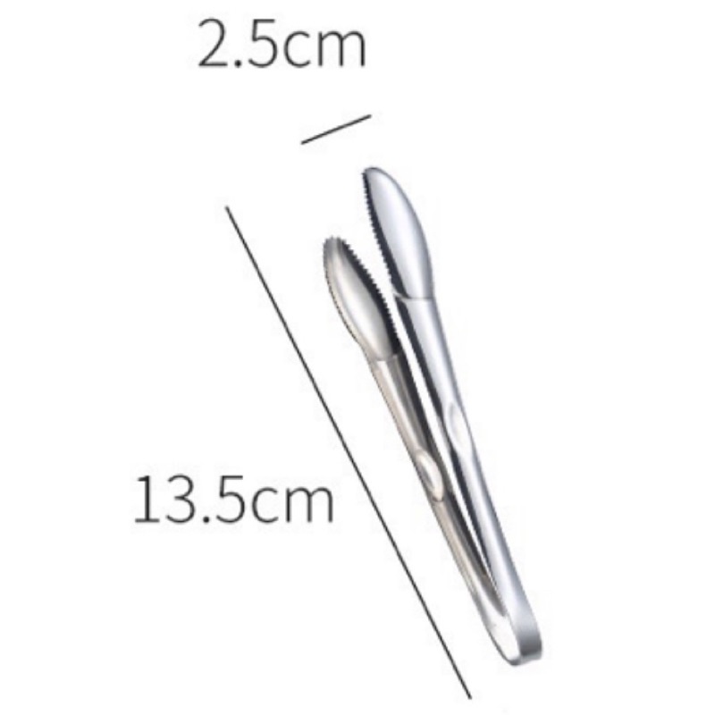 Penjepit es batu stainless capitan es batu bahan tebal berkualitas