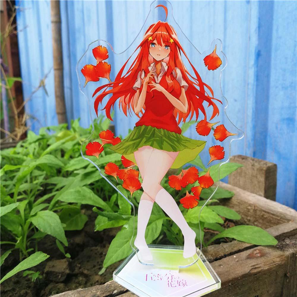 [Elegan] Nakano Miku Anime Action Figure Fashion Yotsuba Itsuki Dekorasi Mainan Koleksi Model Gotoubun No Hanayome Quintessential Figure Model Plat