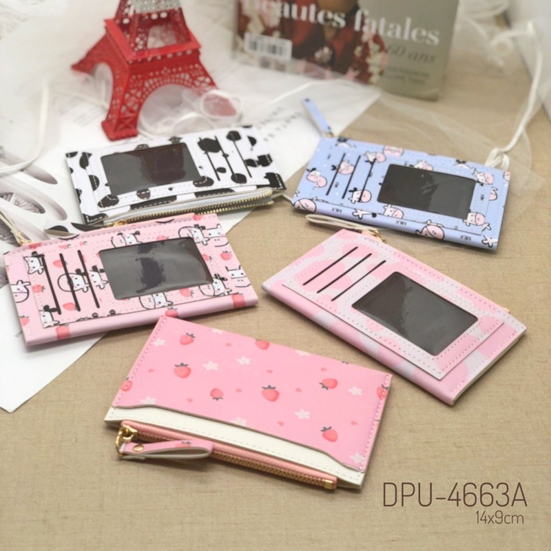 dompet simple simpel dompet uang + card holder capi dompet card wallet dompet lucu pouch