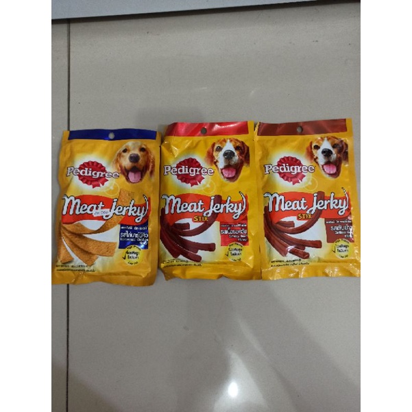 snack anjing meat jerky dog pedigree meat jerky