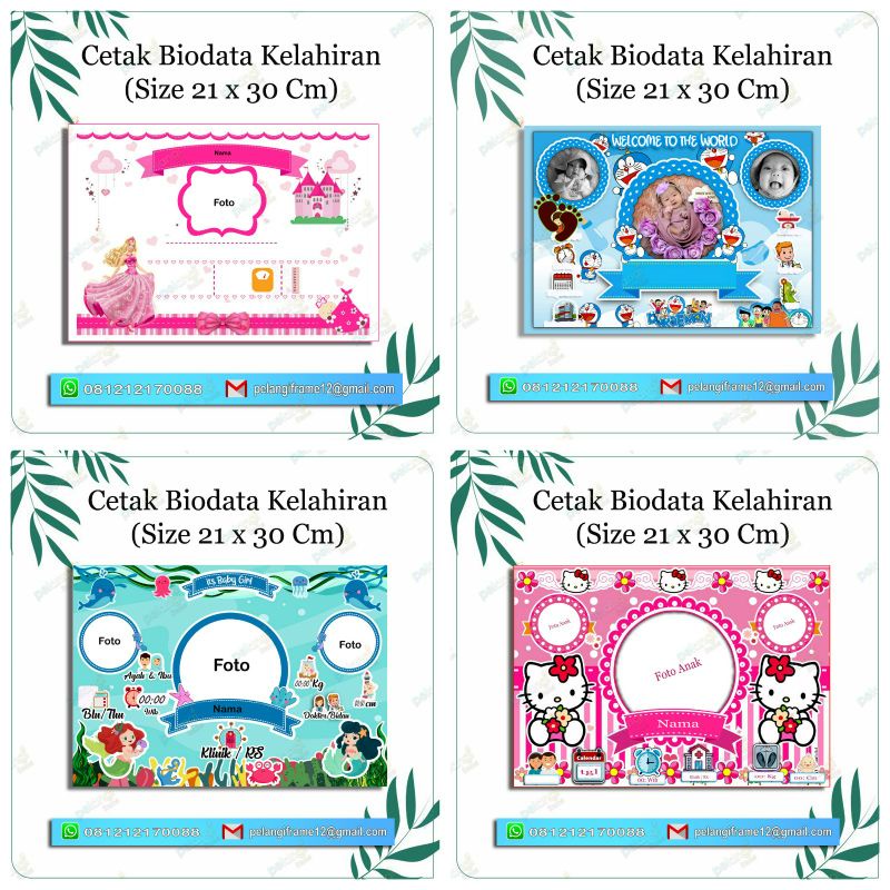 Cetak Biodata Kelahiran Anak