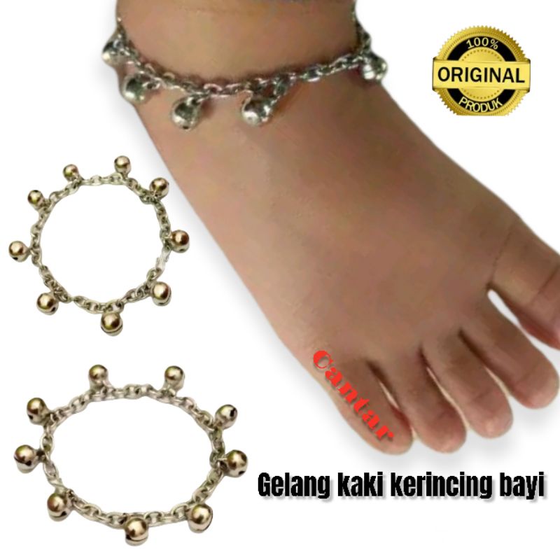 gelang kaki kerincing bayi/gelang tangan kerincing/aksesoris gelang kaki, gelang tanga