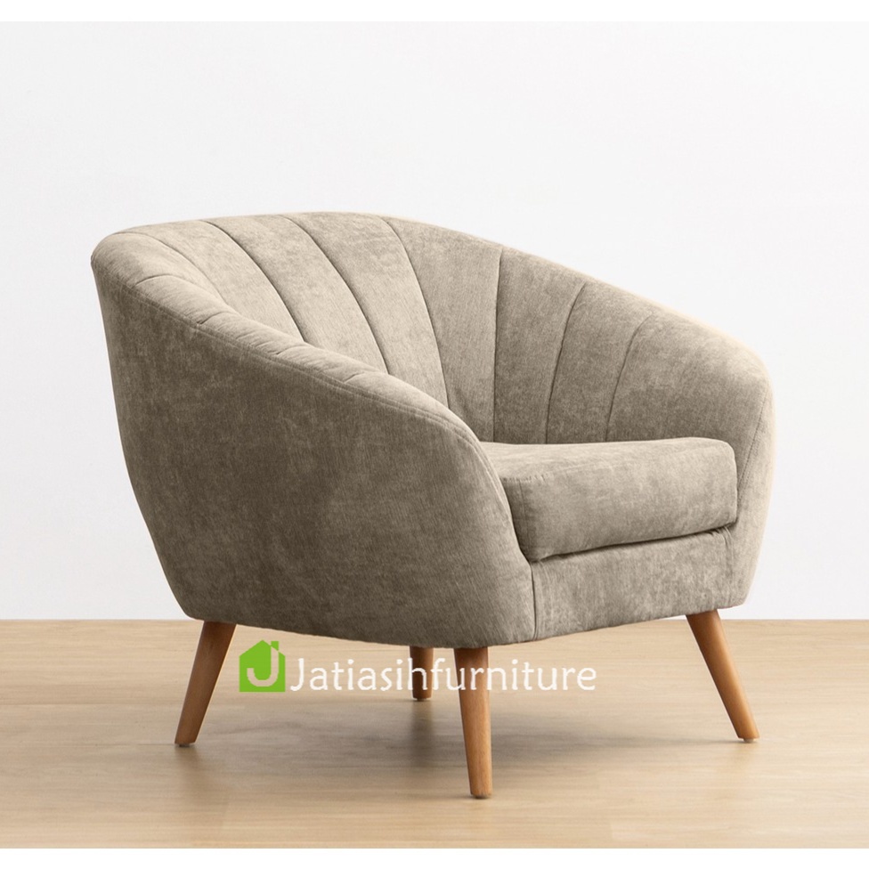 JA - Minimalis Hori Sofa 1 Seater , Kursi Sofa Ruang Tamu Modern 1 Dudukan