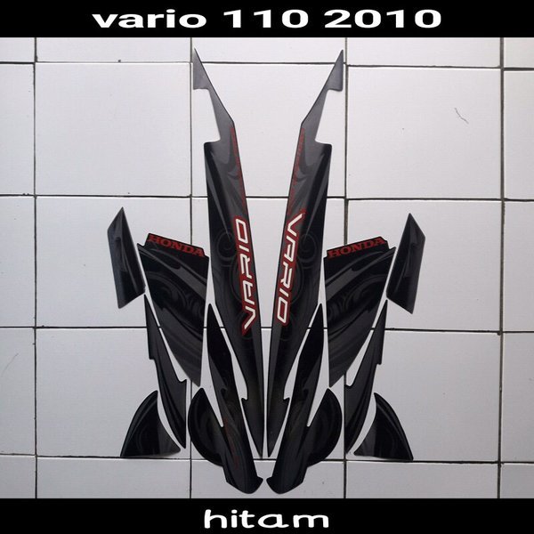 Stiker motor vario cw 110 2010 hitam
