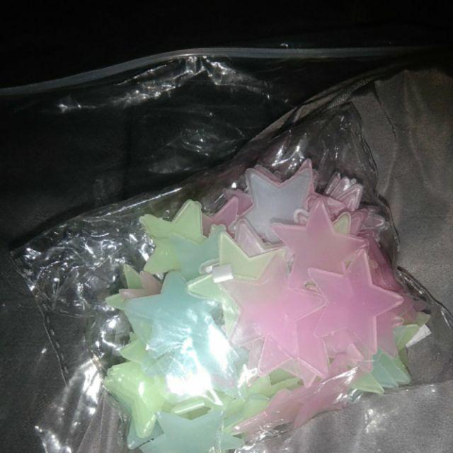 Wall Sticker Tempelan Stiker Dinding Glow In The Dark Stars