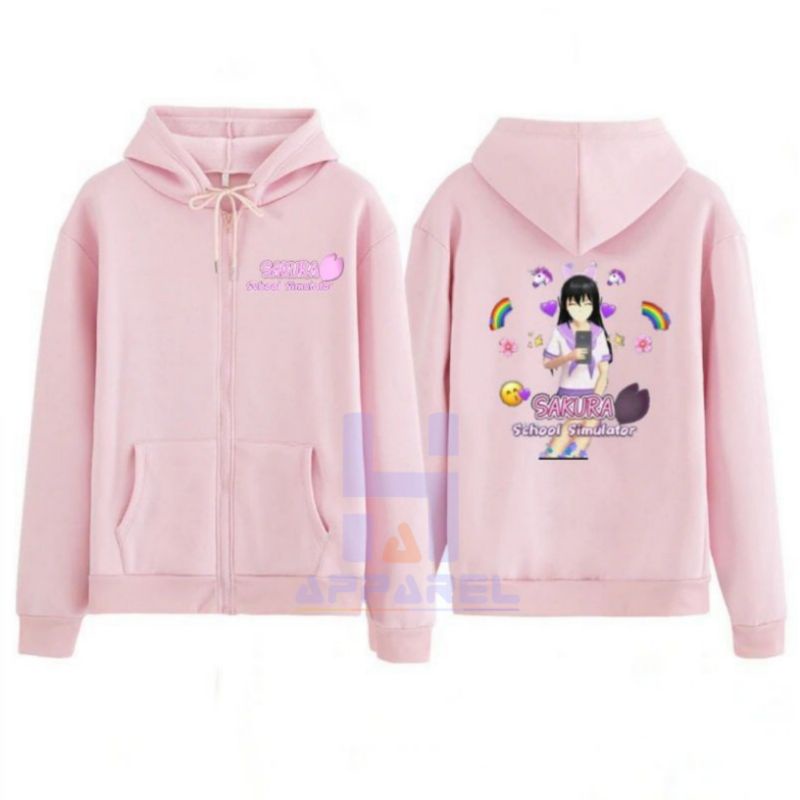 JAKET ZIPPER ANAK SAKURA SCHOOL SIMULATOR