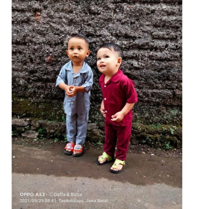 ATG.19Au22l ▫ Piyama rayon anak 0-4 th