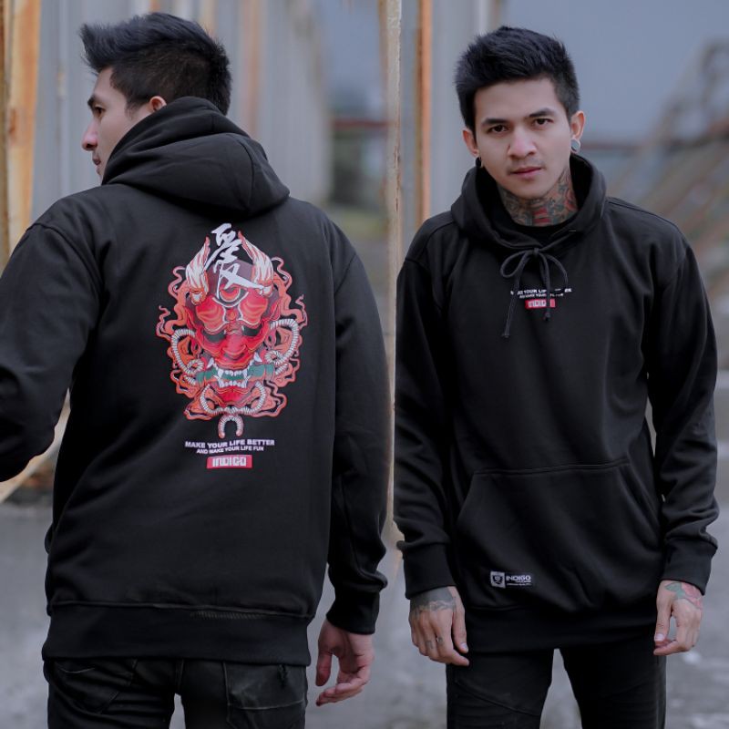 KMO Sweater Hoodie Pria Original kualitas Premium