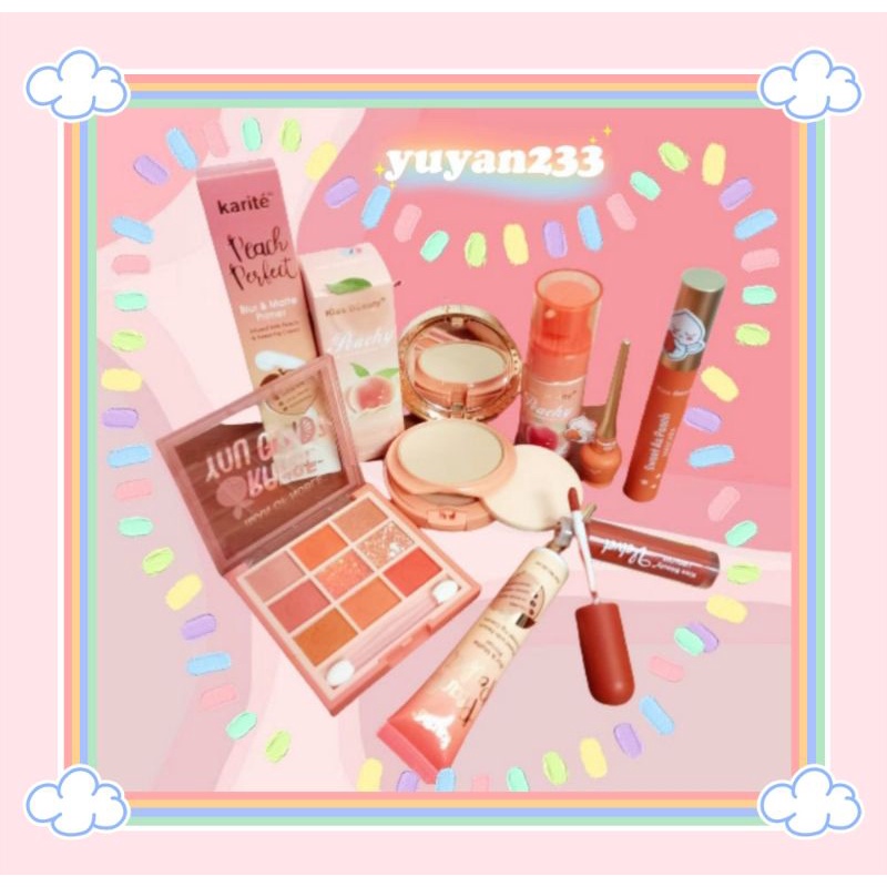 PROMO!!!PAKET MAKE UP CANTIK PEACH 7 IN 1