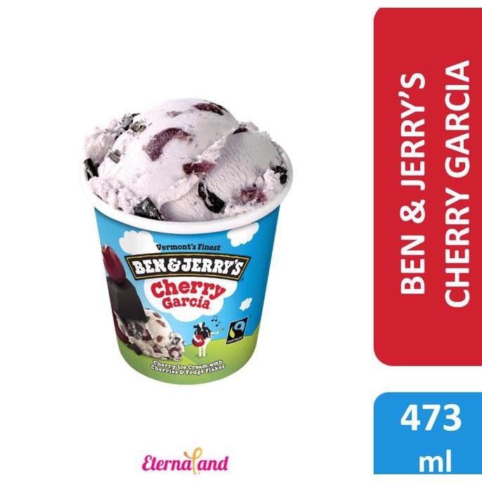 

Ben & Jerry Cherry Garcia Ice Cream - Es Krim Ben N Jerry Ceri