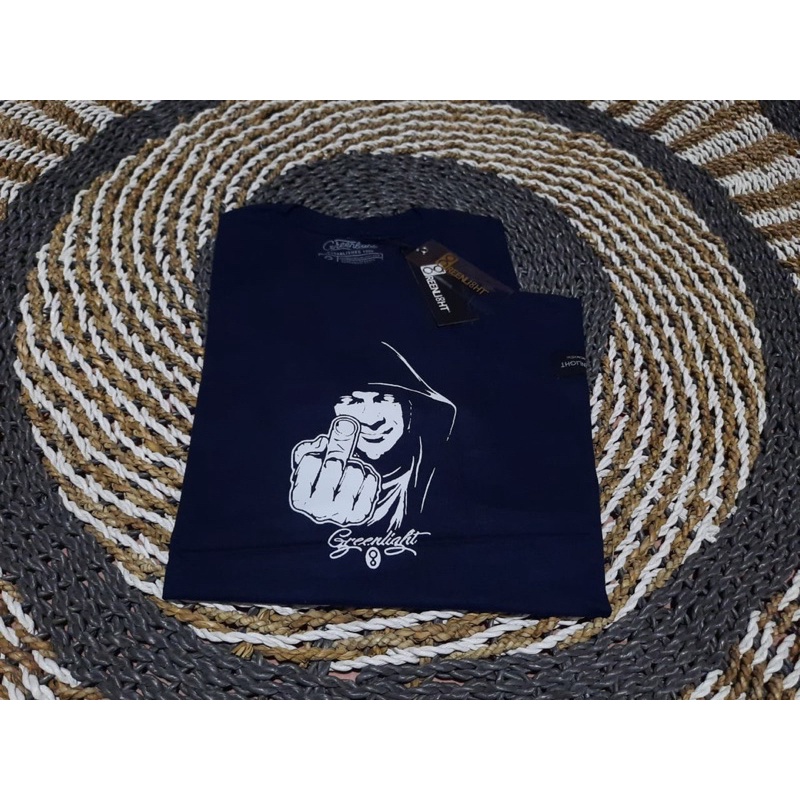 KAOS DISTRO | KAOS T-SHIRT ORIGINAL | LOGO THREE SECOND | HITAM | KAOS KEKINIAN KAOS BRANDED KAOS PR