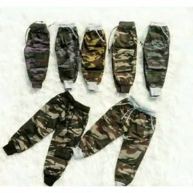 Celana Jogger Army Anak size XXL 6thn jogger anak