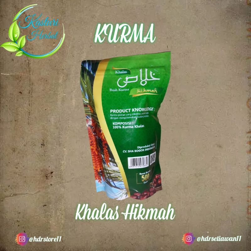

KURMA HIKMAH