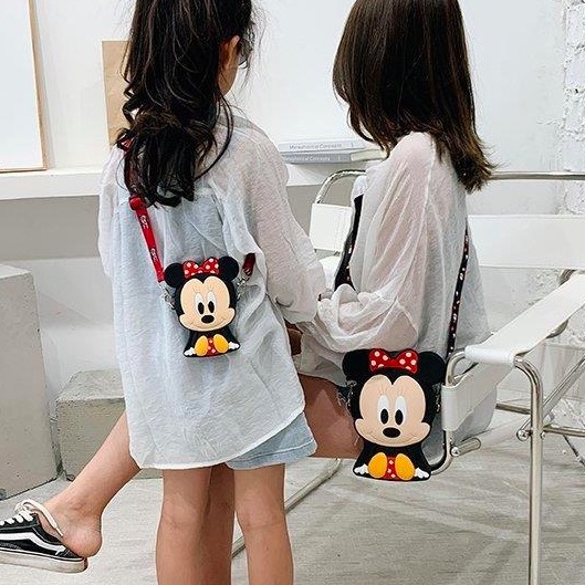 Amadela Story - Sling Bag Anak Tas Selempang Wanita Tas Selempang Anak Jelly Rubber Karakter Import Tas Lucu Anak muat HP Jelly Rubber Big Size Jelly Rubber Jumbo Jelly Rubber Ukuran Besar