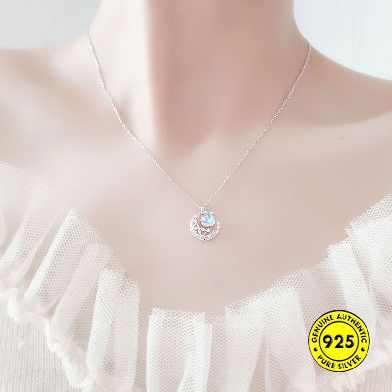 Kalung Bahan S925 Silver Untuk Wanita