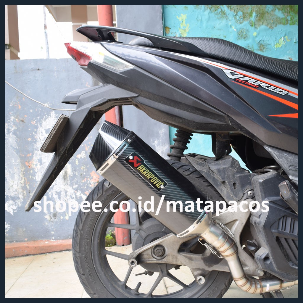 Knalpot Akrapovic + DB Killer NMax Aerox Lexi X-Ride Mio PCX Vario 150 125 Beat Genio Scoopy Fino
