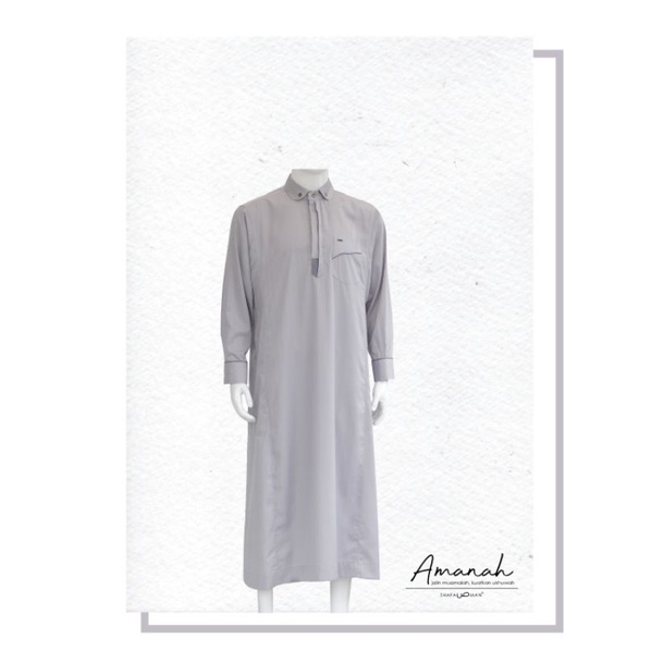 Jubah Ikhwan Amanah (Silver) by Shafa Jilbab