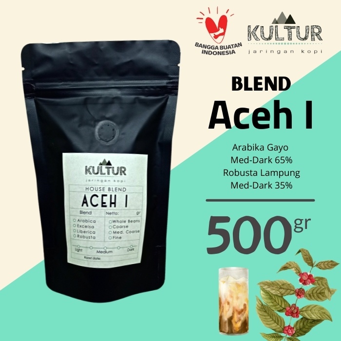 

COFFEE BEAN BIJI KOPI BLEND ACEH I 500 GR