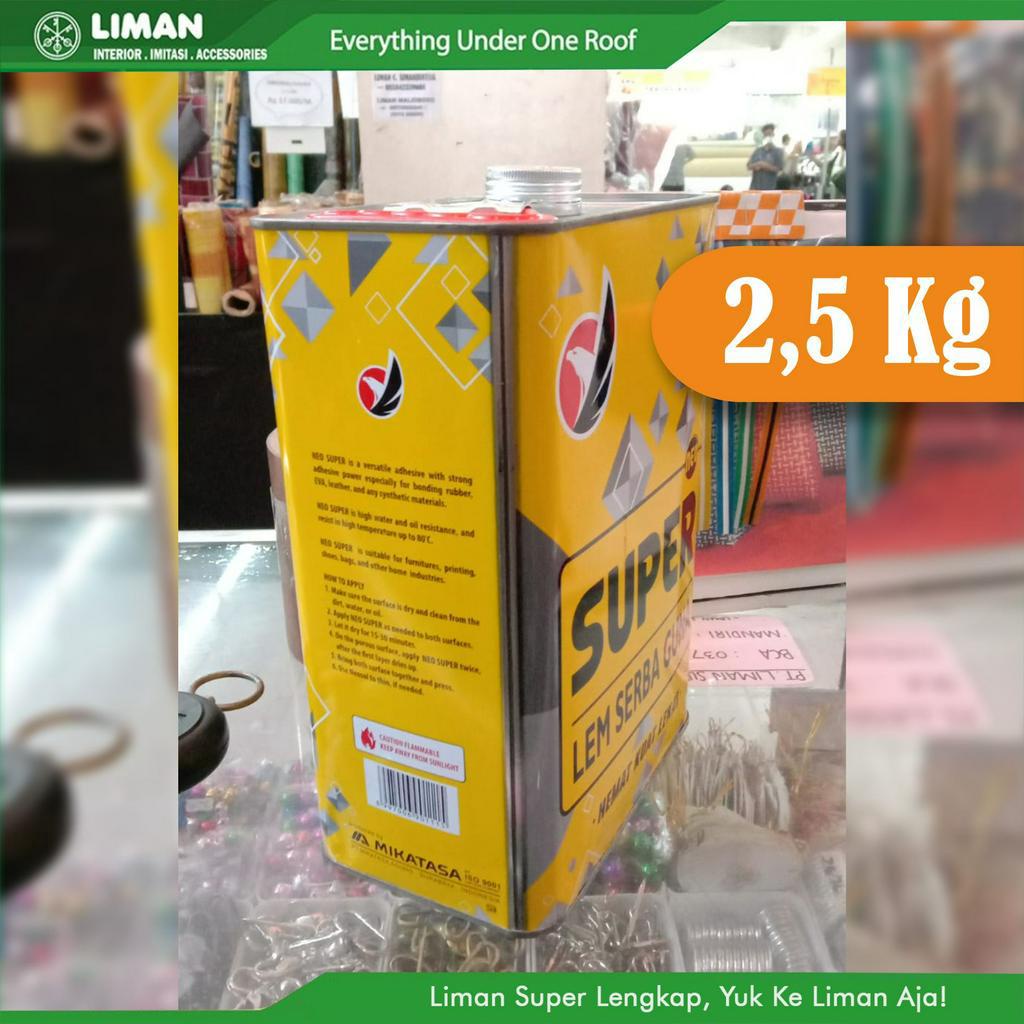 Lem Sepatu super kuat / Lem Super 2,5 Kg (Super Galon)