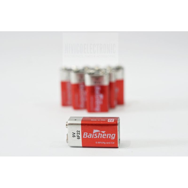 Baterai kotak 9v BAISHENG