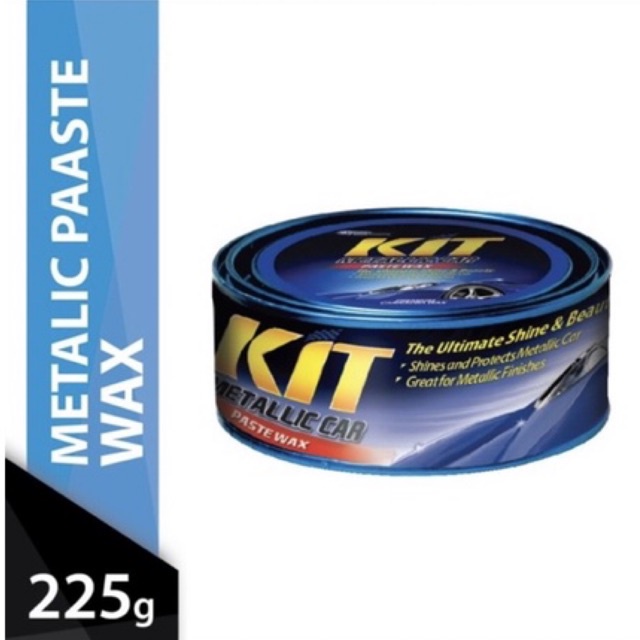 Kit Metallic Car Paste Wax 225gr