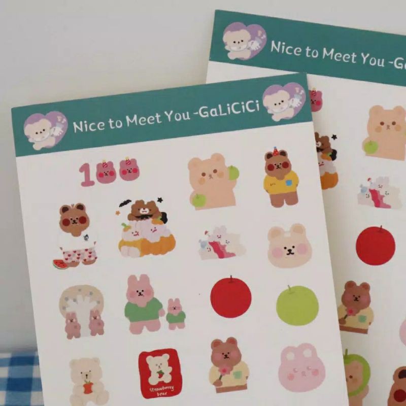 

Nara stiker nice to meet you