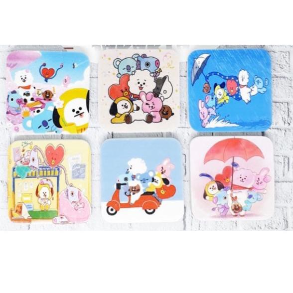 

Hot Deal Penghapus stip BTS BT21 isi 24 pc ..