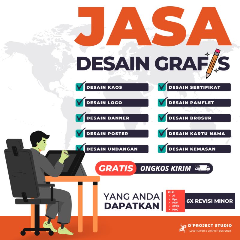 Jual Jasa desain grafis  Baju, Logo, Poster, Banner, Undangan, dll