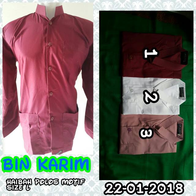 Haibah Polos koko haibah