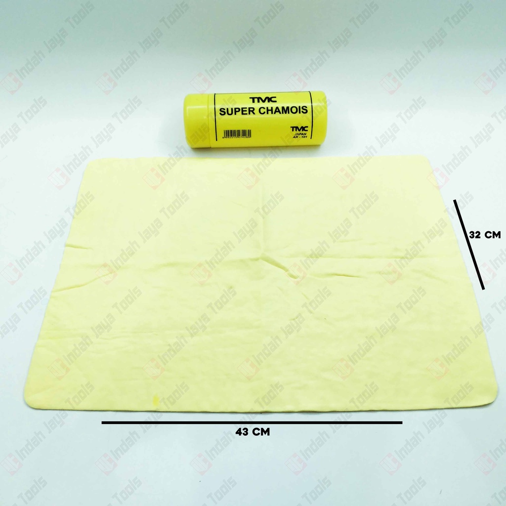 TMC Lap Kain Kanebo Original Synthetic Chamois Besar Berserat no aion