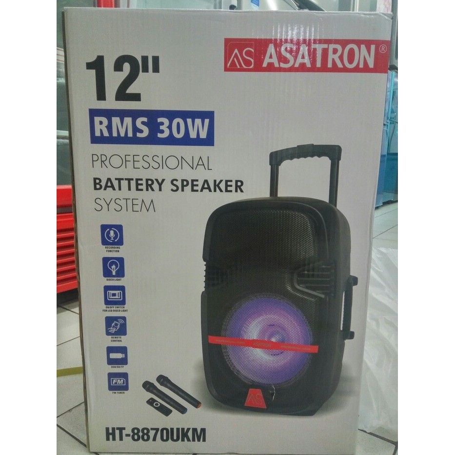 speaker aktif portable asatron 8870 UKM new model