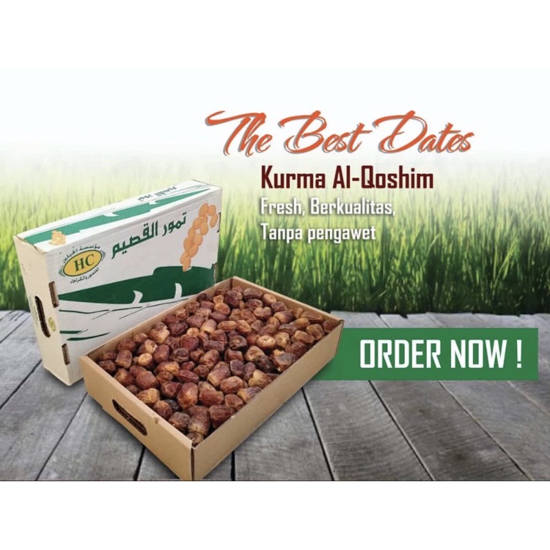 

Kurma/ Kurma Sukari Premium AlQosim Fresh Maret 2020