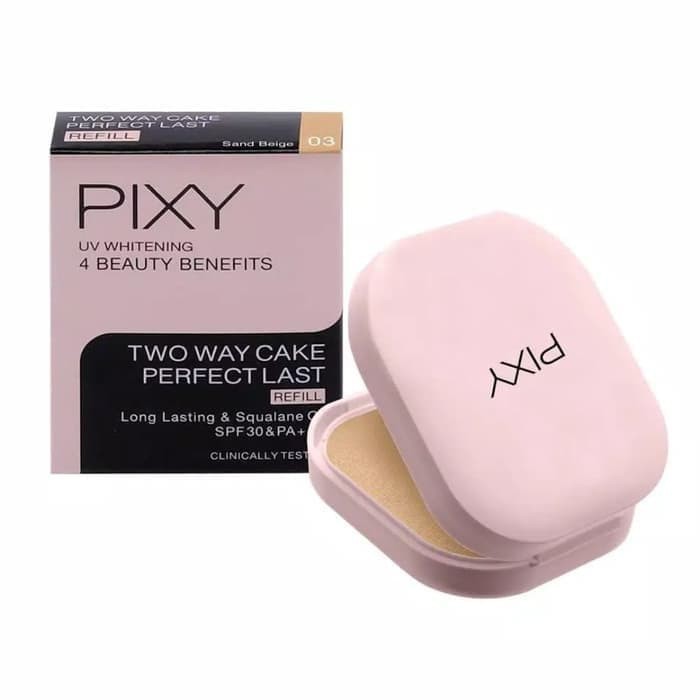 PIXY UV WHITENING 4 BEAUTY BENEFITS TWO WAY CAKE PERFECT LAST (REFILL) 9GR