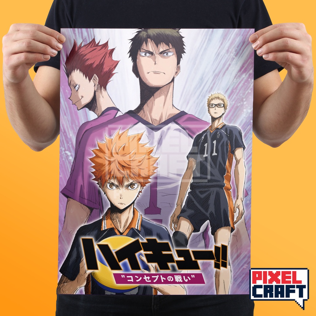 Poster Dinding Anime HAIKYUU Size - A3