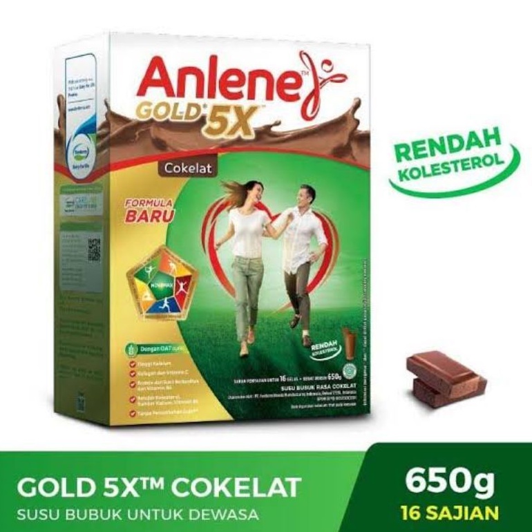 

ANLENE GOLD COKELAT 650g || SUSU DEWASA KESEHATAN TULANG