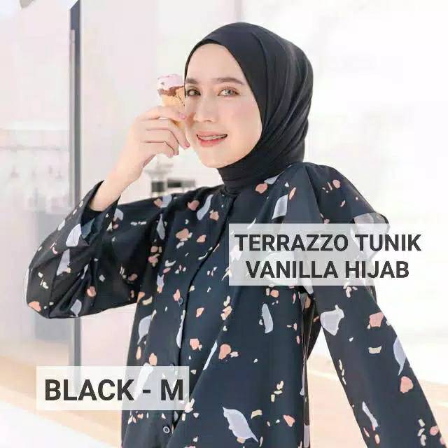 PL terazzo tunik vanilla hijab