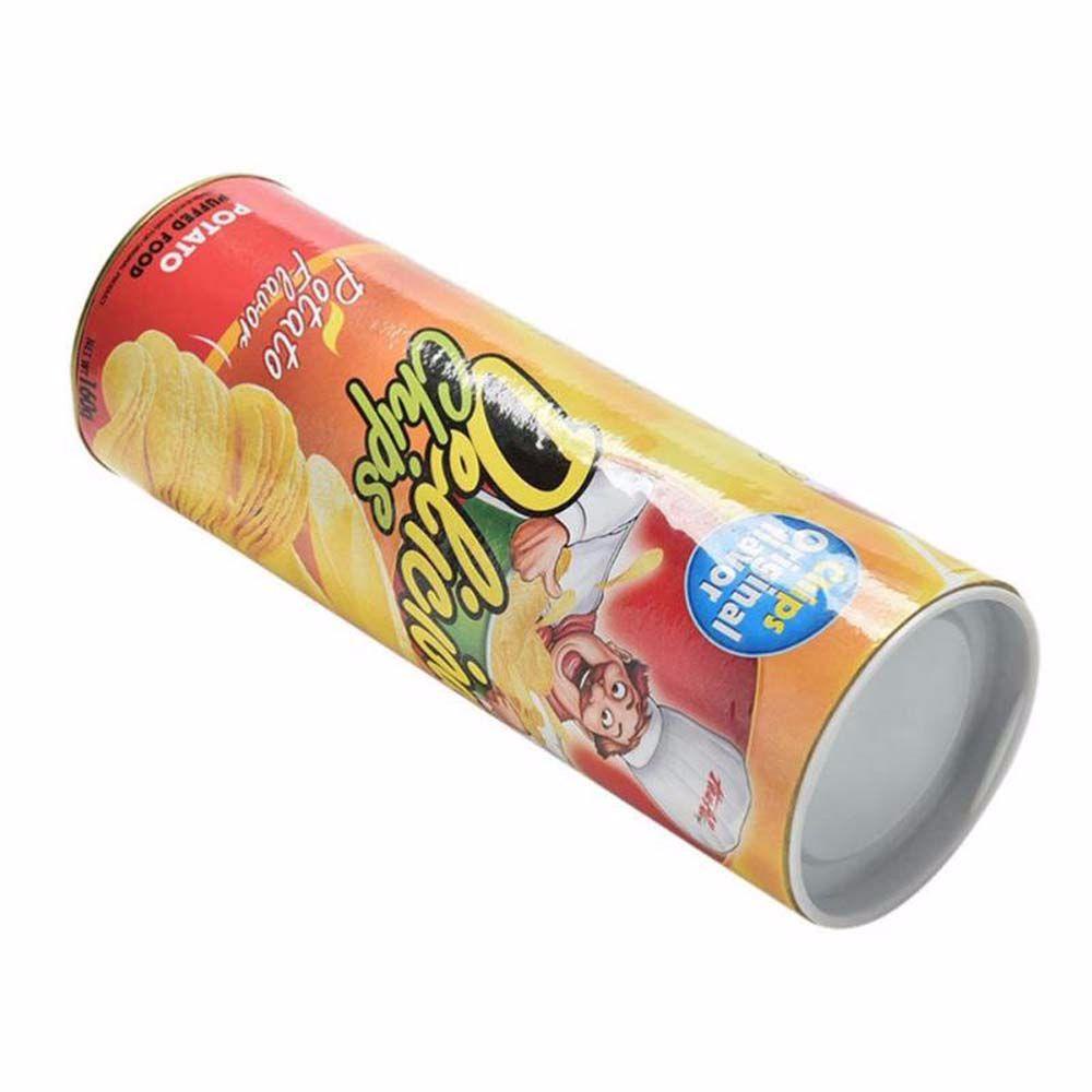 [Elegan] Ular Keripik Kentang Bisa Pesta Canda Hari Bodo Hadiah Halloween A Can Gag Trik Sulap