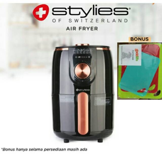 STYLIES Air Fryer alat masak sehat tanpa minyak