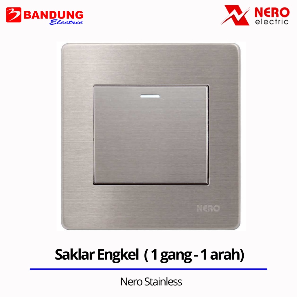 Saklar - Stop Kontak / Nero Stainless