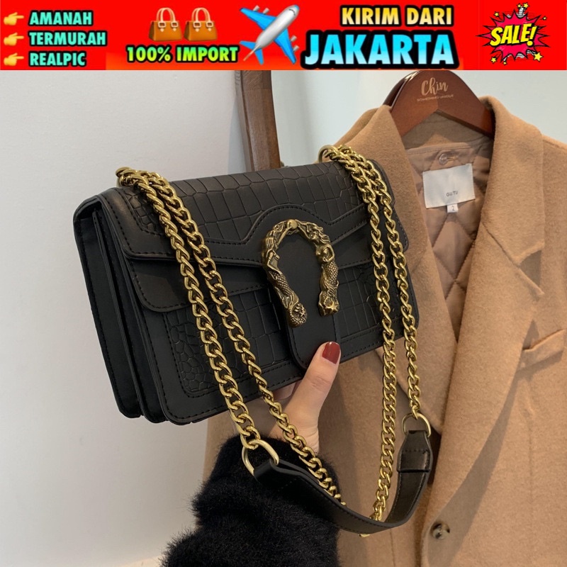 TI 3131 - TAS SELEMPANG WANITA MURAH TAS IMPORT BATAM GROSIR TAS WANITA DISTRIBUTOR TAS WANITA - F