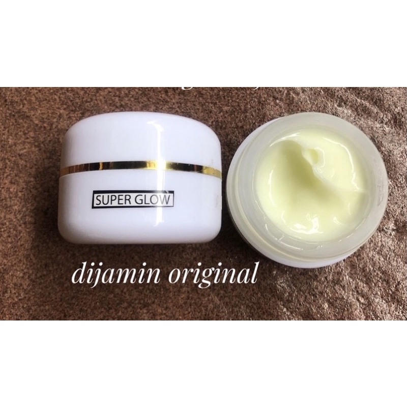 Super glow Night Cream gel - krim malam whitening / memutihkan & menghilangkan flek tebal