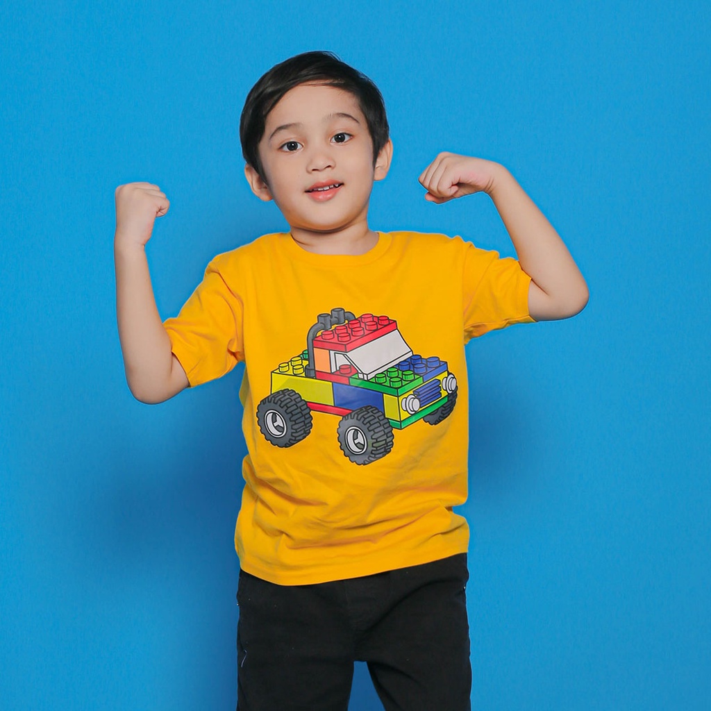 Kaos Distro Anak Premium Cotton 24s Lego Jeep