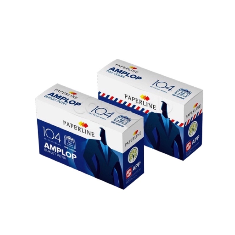 

Amplop Putih Airmail 104 APS Paperline isi 100 pcs