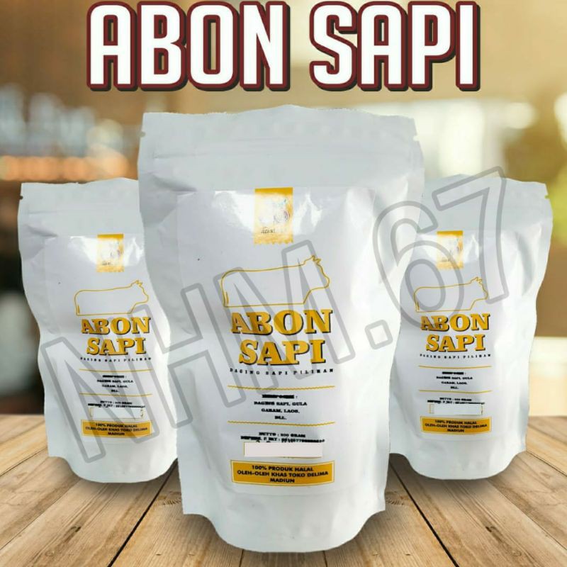 

Abon Sapi Cap Delima 200gr