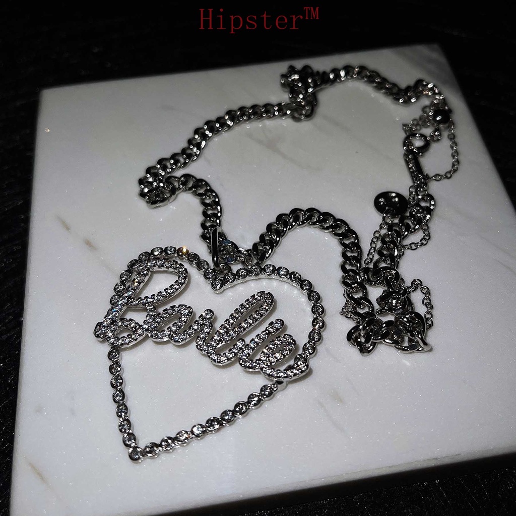 INS Style Trendy Design Unique and Romantic Peach Heart Necklace