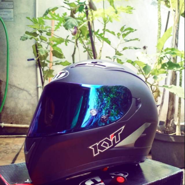 Visor Flat Iridium Blue Helm Falcon Vendetta