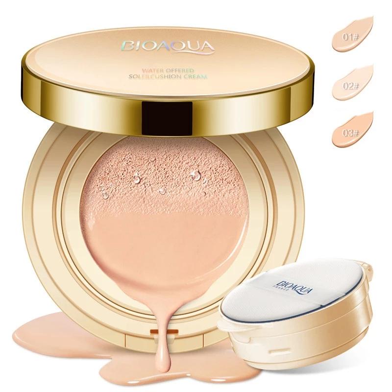 Bio Aqua BB Cream Gold 2 in 1 + Refill Original - Bioaqua Exquisite Delicated BB Cream Cushion